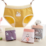 Set of 4 Kids Panties 100% Cotton -