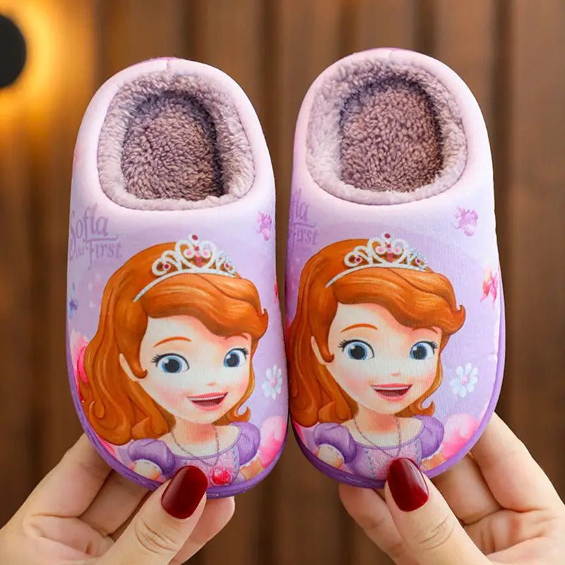 Kids slippers Princess Elsa and Princess Sofia
