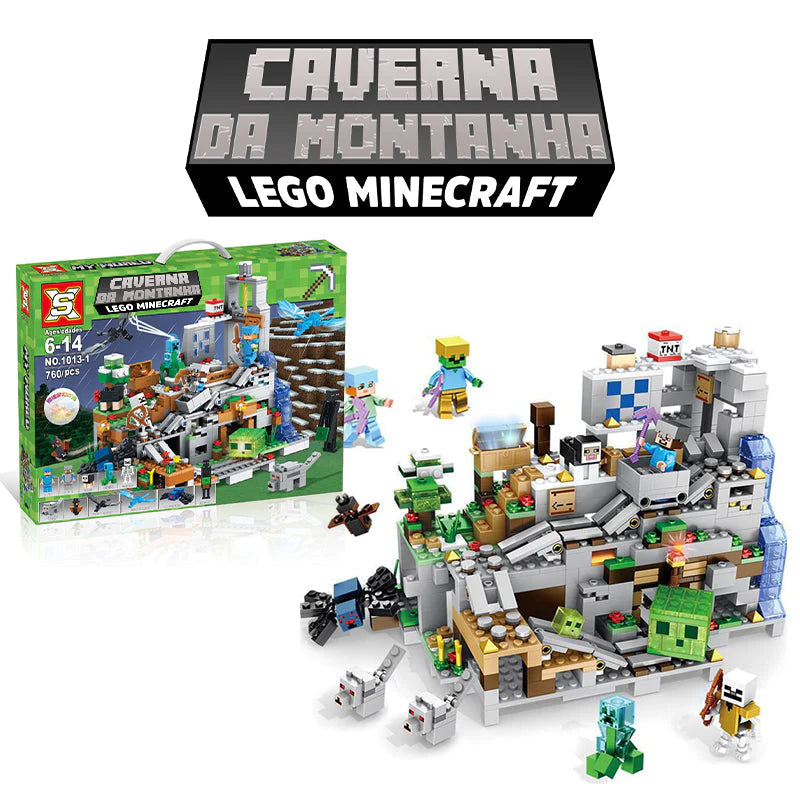 Minecraft Building Blocks – Mountain Cave