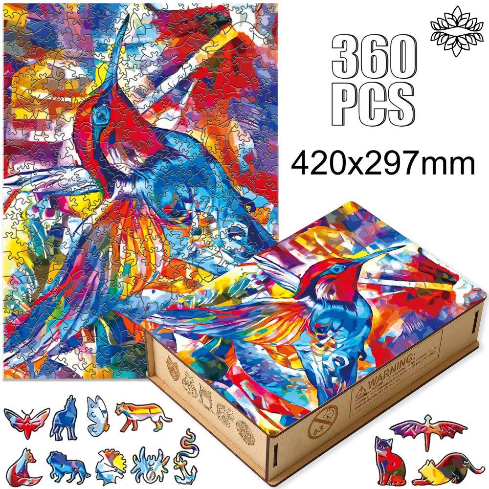3D Wooden Jigsaw Puzzle – 360 Pieces