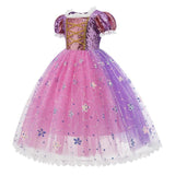 Rapunzel Super Deluxe Costume Dress + Accessories