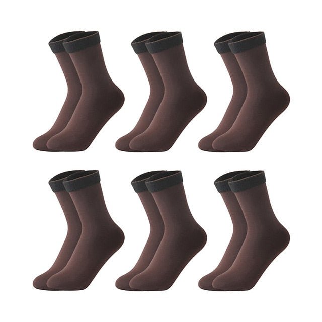 Kit with 6 Pairs of Women's Thermal Socks