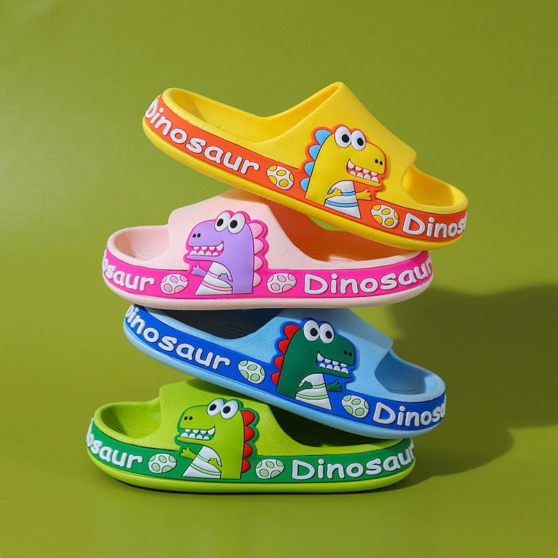Kids' Dino Cloud Flip-Flops