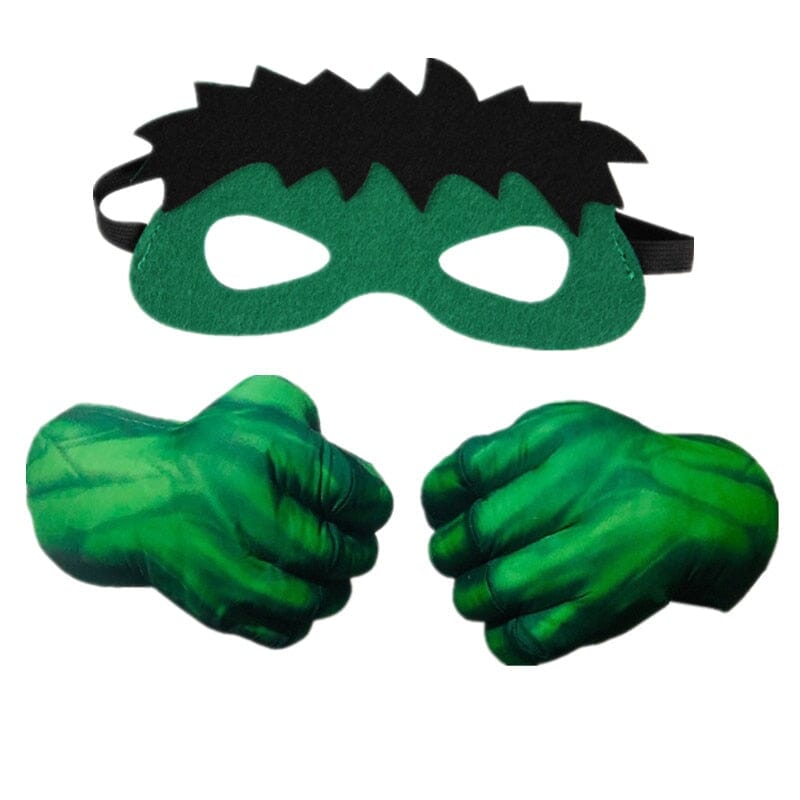 Hulk Costume with Gloves and Mask Accessories