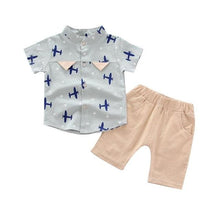 Carregar imagem no visualizador da galeria, Conjunto Summer Avião - Tamanhos de 6 meses a 4 anos
