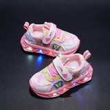 Elsa Frozen Kids' Sneakers with LED Lights