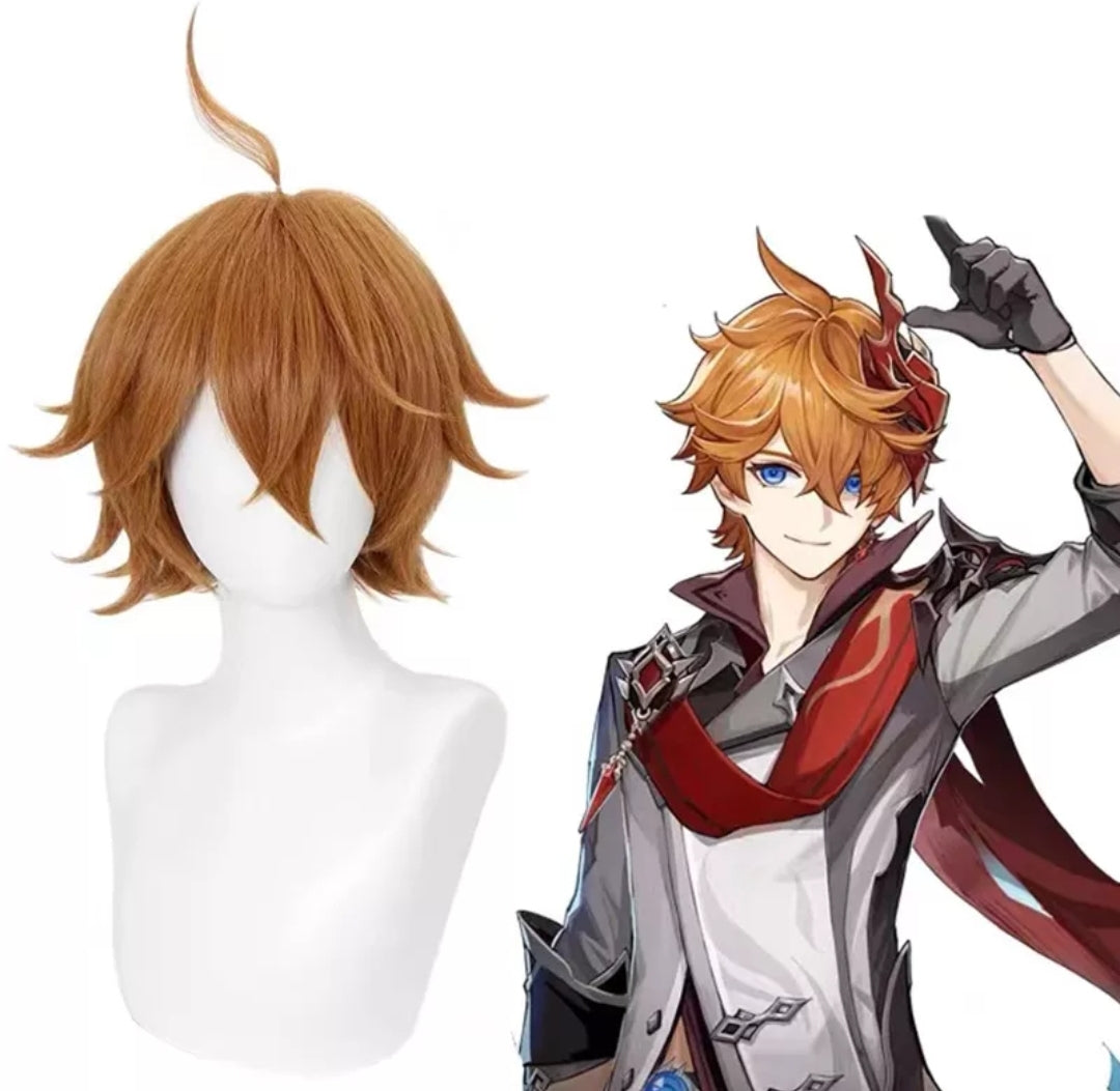 WIG CHILDE TARTAGLIA GENSHIN IMPACT COSPLAY