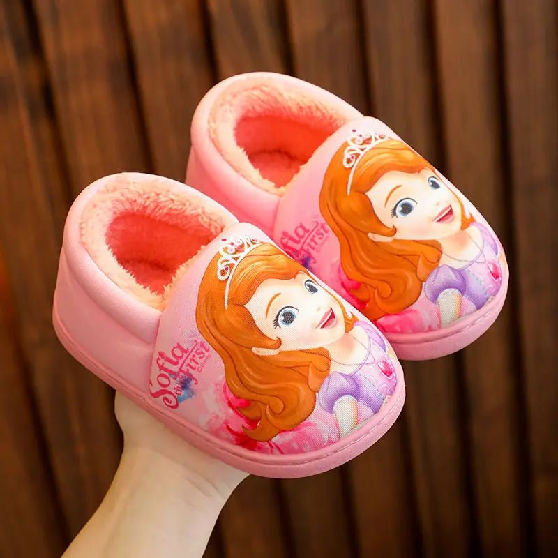 Kids slippers Princess Elsa and Princess Sofia