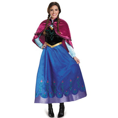 Vestido Fantasia Anna Frozen - Adulto Cosplay