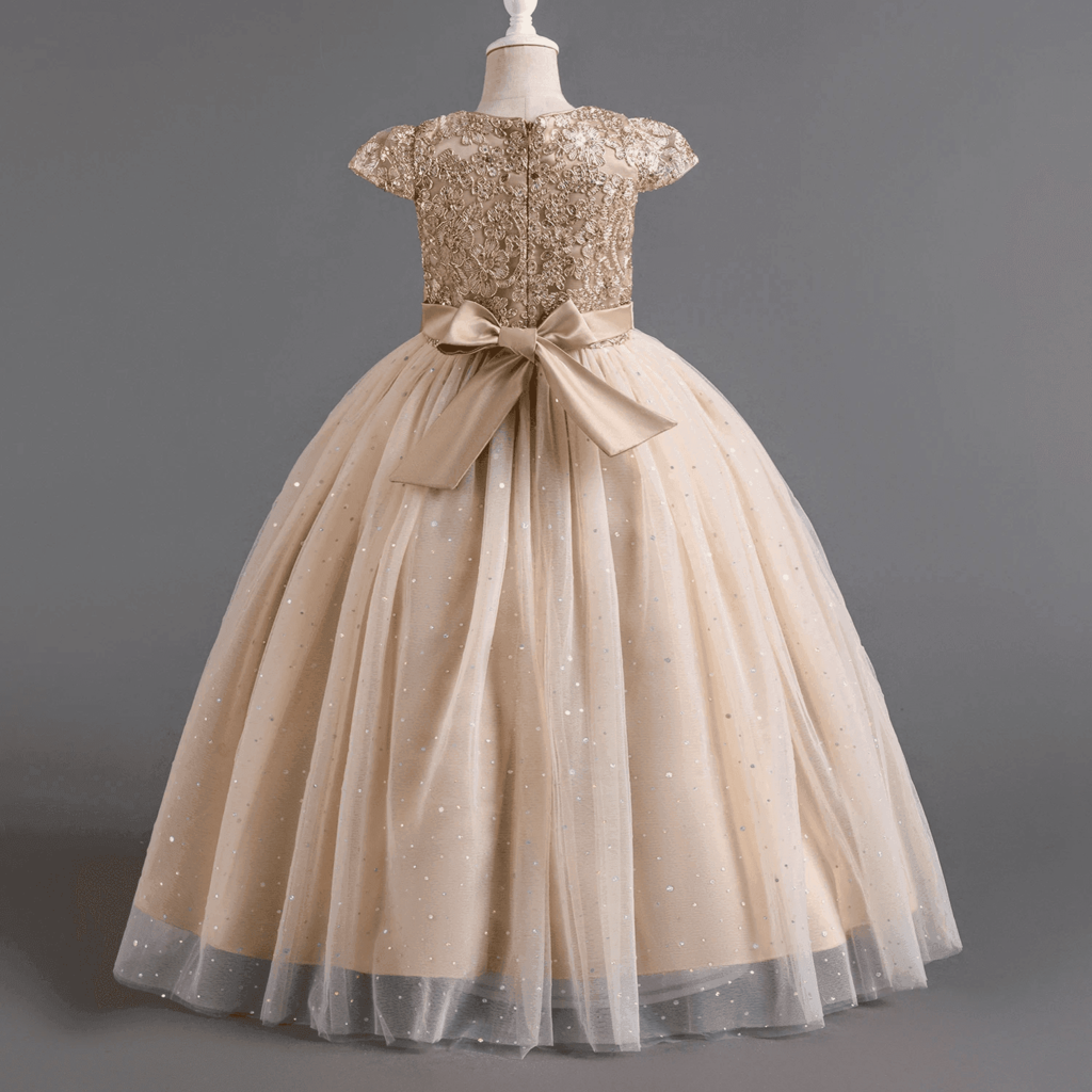 Elegant Lace Dress for Kids, Perfect for Parties and Events