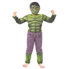 Fantasia Infantil Hulk + Máscara de Brinde