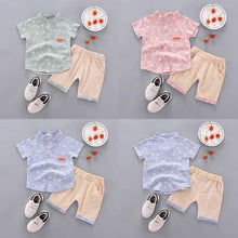 Carregar imagem no visualizador da galeria, Conjunto Boy Flower - Tamanhos 6 meses a 4 anos
