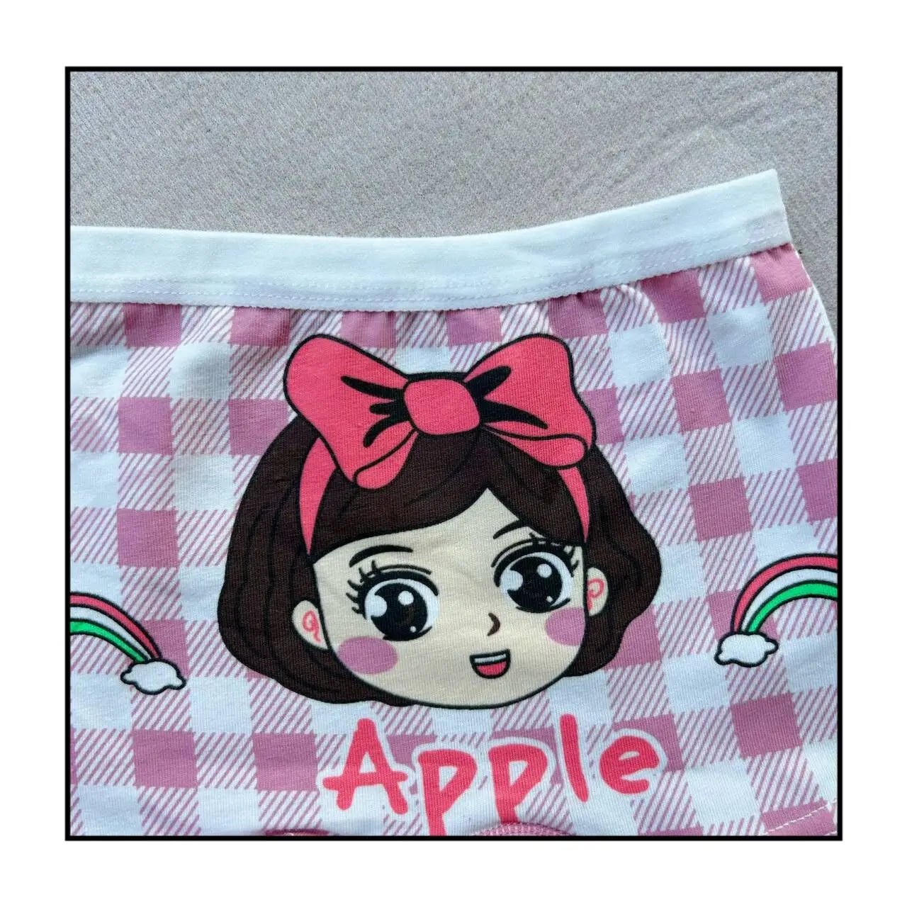 Set of 4 Princess Boxer Briefs for Kids, Sizes 1-12 Years