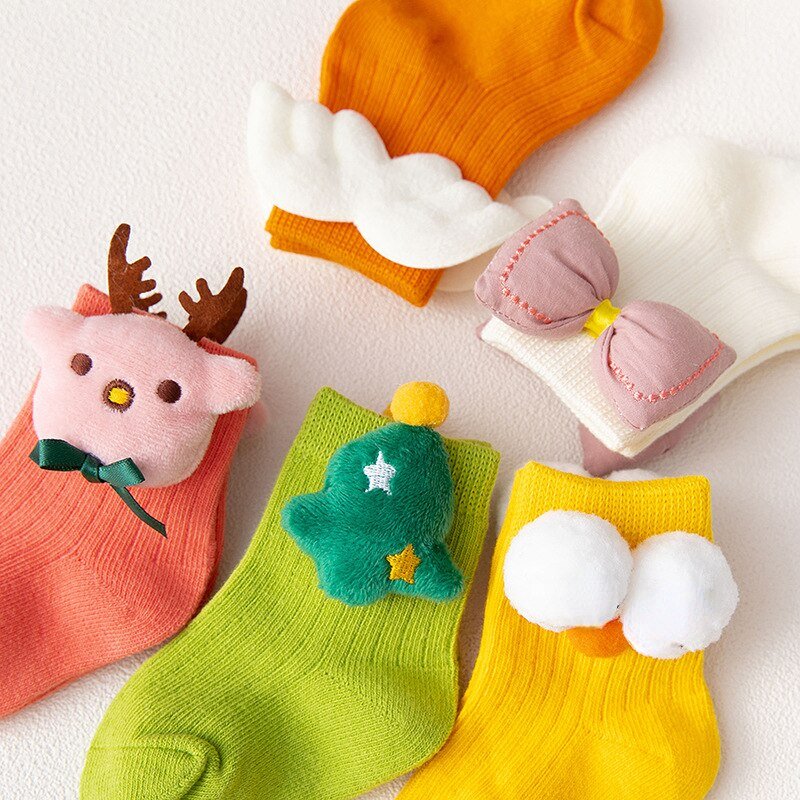 Baby Toddler Themed Socks 100% Cotton