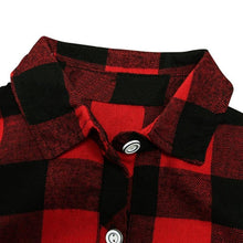Carregar imagem no visualizador da galeria, Vestido Chemise Xadrez com Cinto - Tamanhos de 1 a 5 anos
