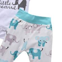 Carregar imagem no visualizador da galeria, Conjuntinho 3 Peças Elefantinho - Tamanhos de 0 a 12 meses
