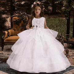 Vestido de Princesa Bordado Infantil