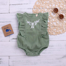 Carregar imagem no visualizador da galeria, Body Verde Vintage - Tamanhos de 0 a 2 anos
