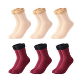 Kit with 6 Pairs of Women's Thermal Socks