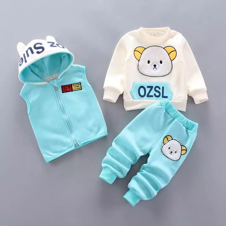 Conjunto de Roupa Infantil Urso