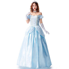 Vestido Fantasia Cinderela Luxo - Adulto Cosplay