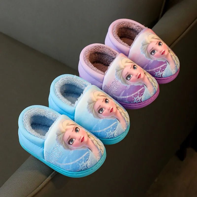 Kids slippers Princess Elsa and Princess Sofia