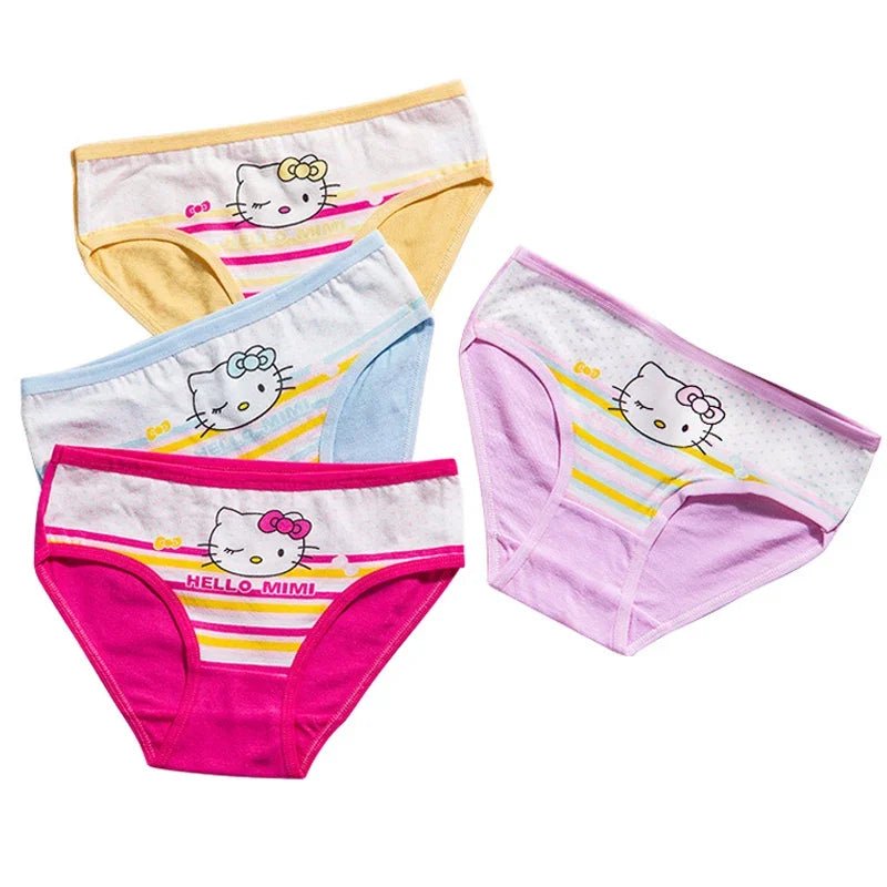 4-Pack Hello Kitty Kids Panties 100% Cotton