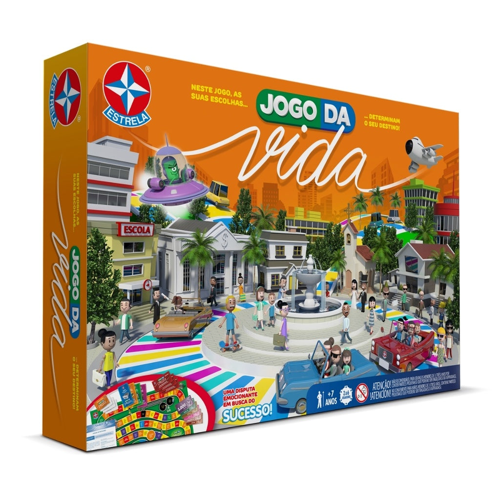 Jogo da Vida - Tabuleiro com Aplicativo da Estrela Original