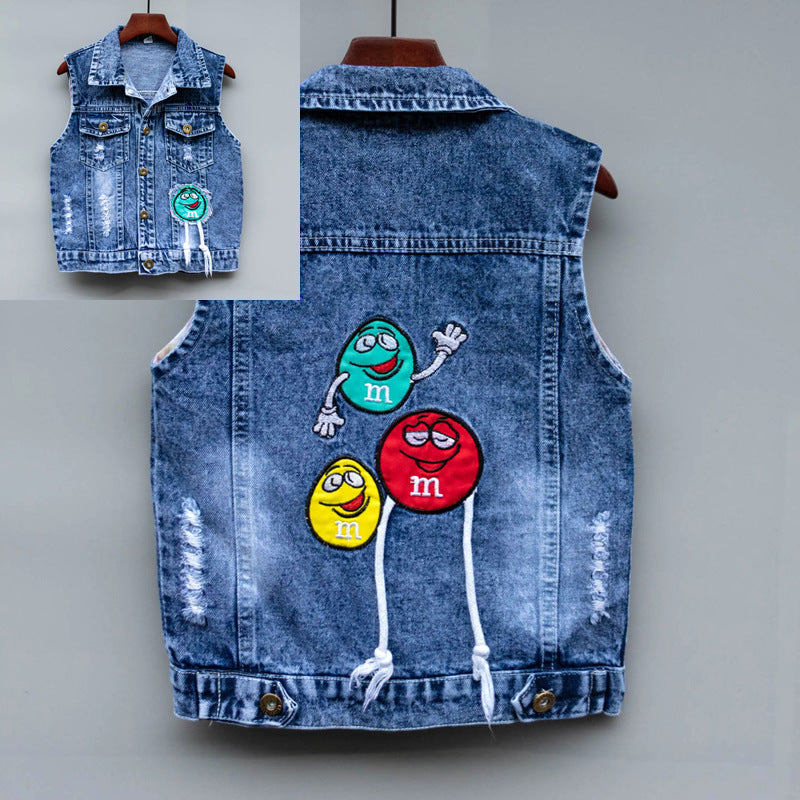 Colete Jeans Infantil Jeans MM´s