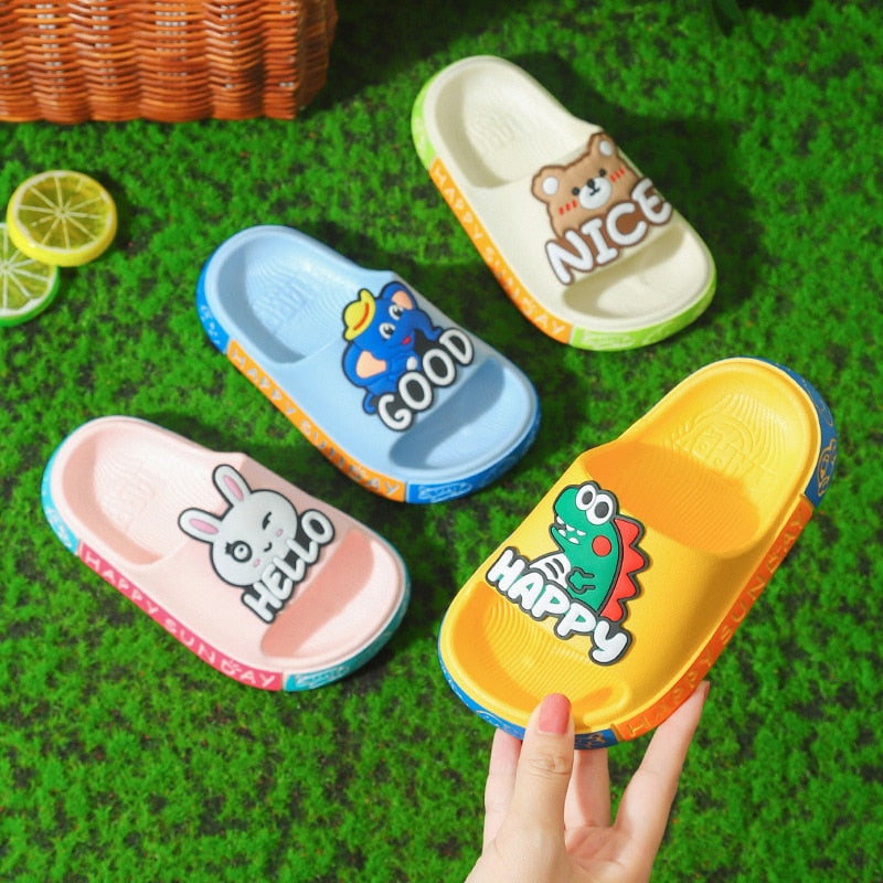 Dino Happy Kids' Flip-Flops