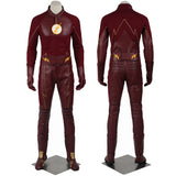 Adult Cosplay Costume The Flash, Full Dark Red Outfit