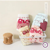 Set of 4 Diaper Covers for Girls' Panties, 100% Cotton
