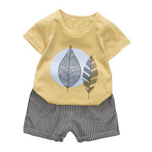 Carregar imagem no visualizador da galeria, Conjunto Boy Smile e Folha - Tamanhos 6 meses a 4 anos
