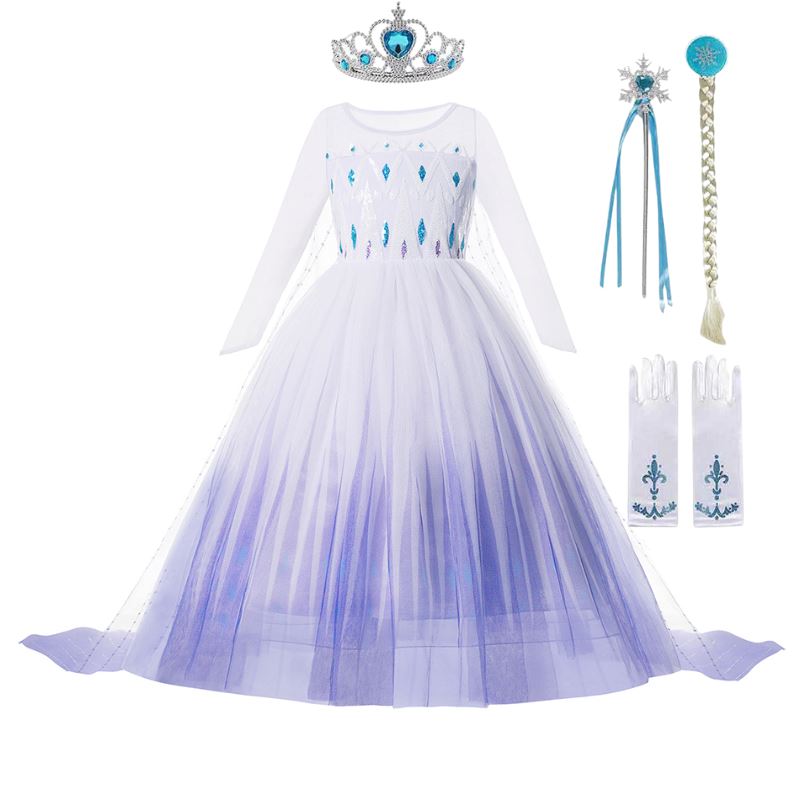 Frozen 2 Kids Costume Dress with Accessories