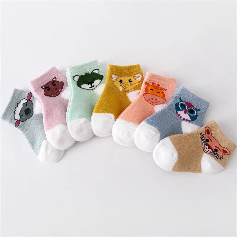 Kit with 7 Pairs of Baby Socks
