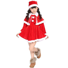 Carregar imagem no visualizador da galeria, Fantasia Infantil Mamãe Noel - Menina
