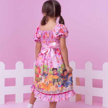 Carregar imagem no visualizador da galeria, Vestido Quadrilha Junino Lilás Caipira Infantil Criança Luxo
