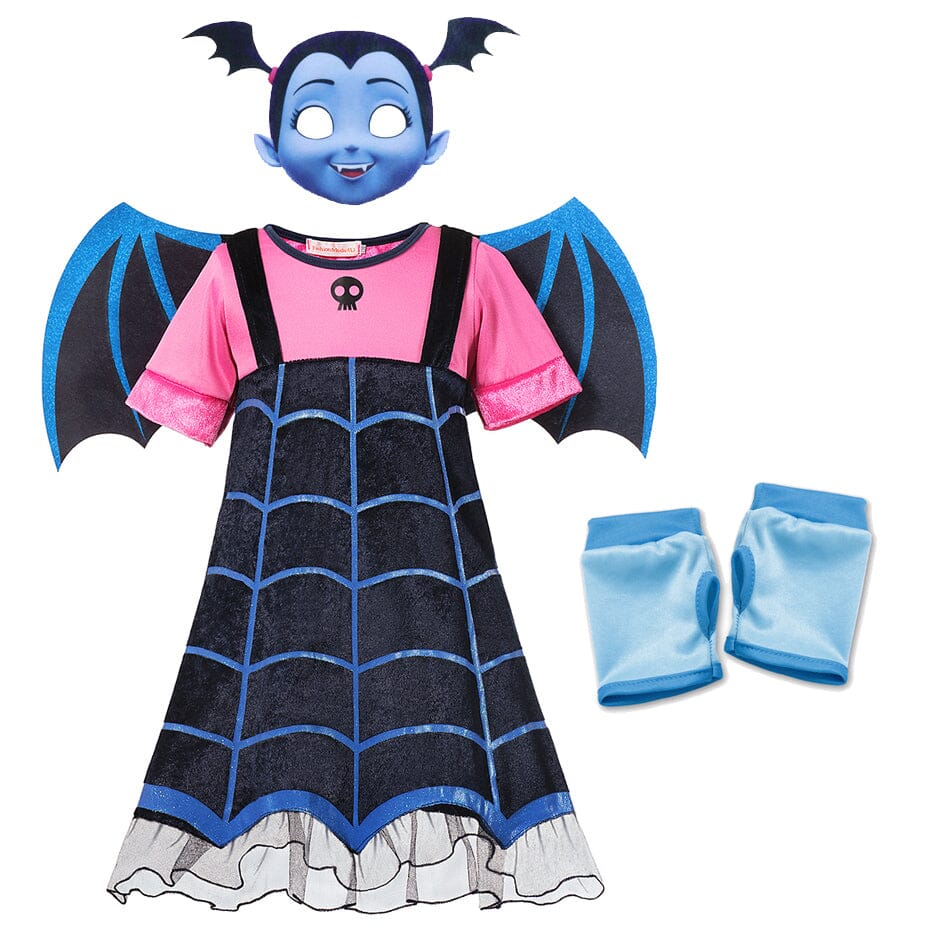 Fantasia Vampirina Infantil Original com Asa Luva e Mascara - Disney