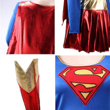 Carregar imagem no visualizador da galeria, Fantasia Completa SuperGirl DC - Adulto Cosplay
