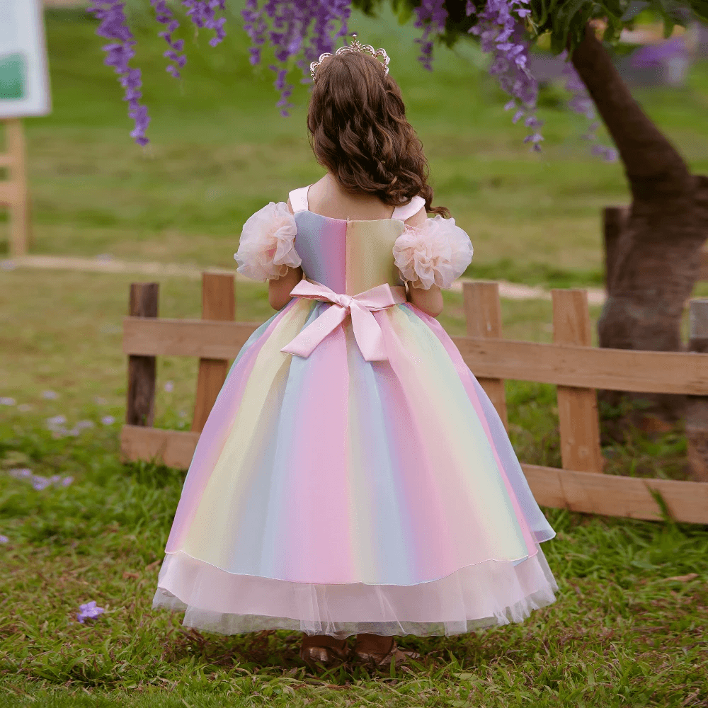 Colorful Kids Dress for Birthdays and Parties