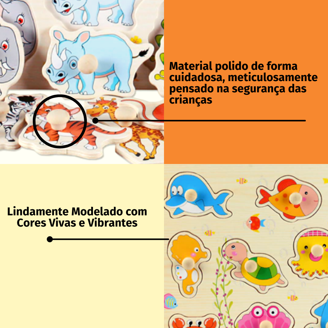 Educational Toy: 3D Puzzle and Learn