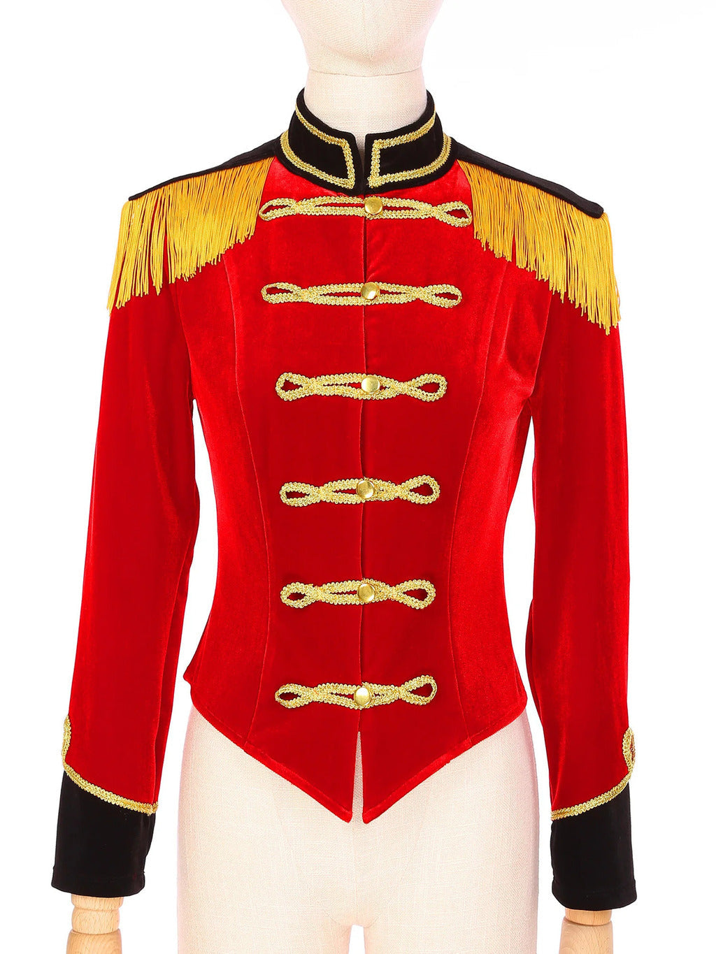 Women's Ringmaster Circus Jacket with Long Sleeves