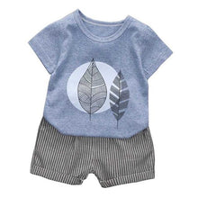 Carregar imagem no visualizador da galeria, Conjunto Boy Smile e Folha - Tamanhos 6 meses a 4 anos
