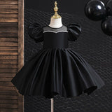 Short Party Dress in Various Colors, Sizes 1 to 12 Years
