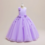 Party Dresses in Lace with Bows and Petals