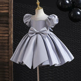 Short Party Dress in Various Colors, Sizes 1 to 12 Years