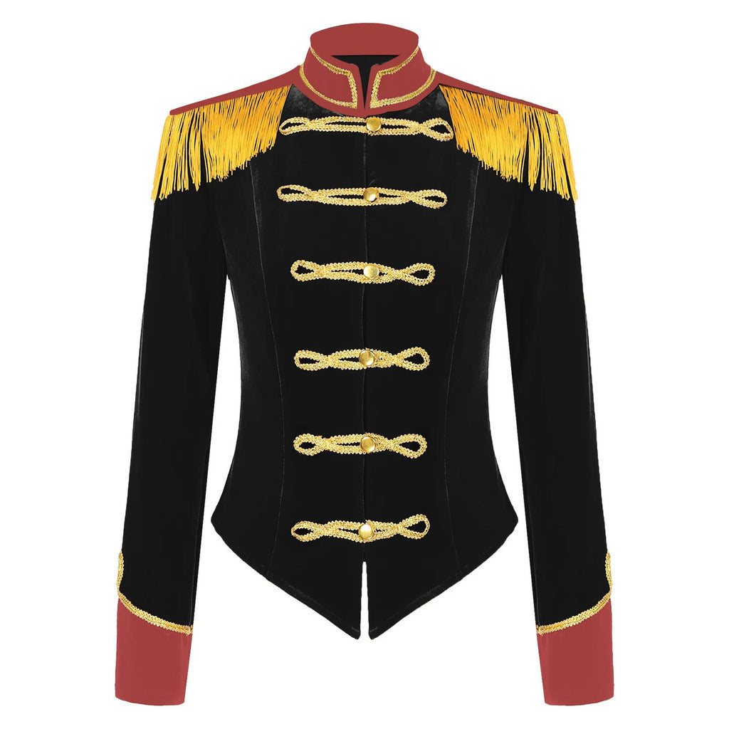 Women's Ringmaster Circus Jacket with Long Sleeves