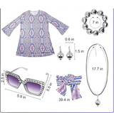 Women's Flashback Disco Costume Set