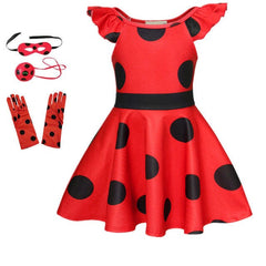 Vestido Fantasia Infantil Lady Bug