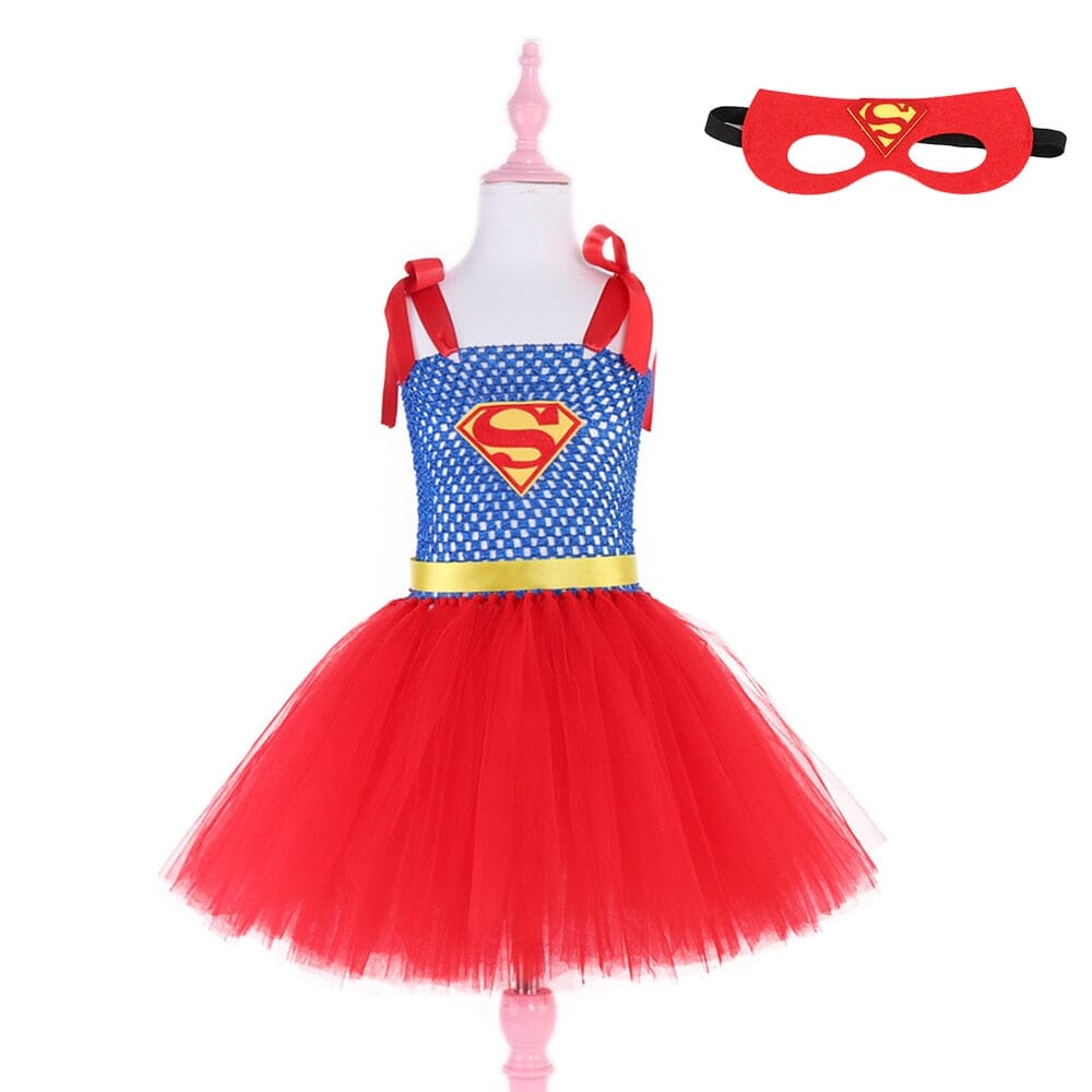 Super Girl Costume with Mask